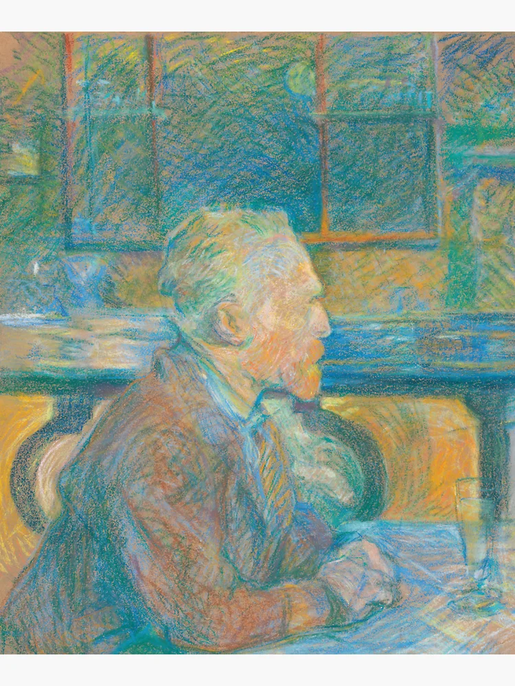 Henri de Toulouse-Lautrec - Portrait of Vincent van Gogh (1887) Tote Bag  for Sale by HistoryRestored