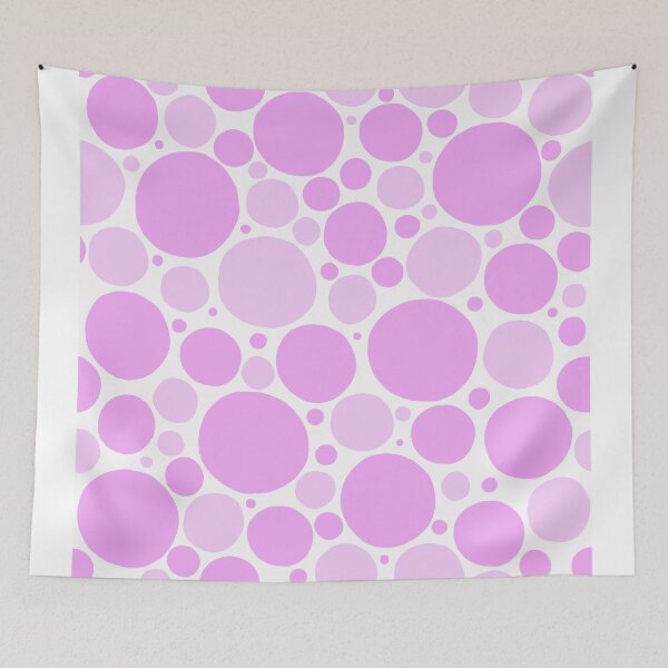 Item preview, Freehand spots in pinks and white designed and sold by bunyipdesigns.