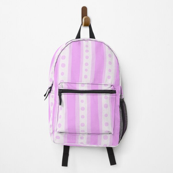 Item preview, Freehand stripes in pinks and white designed and sold by bunyipdesigns.