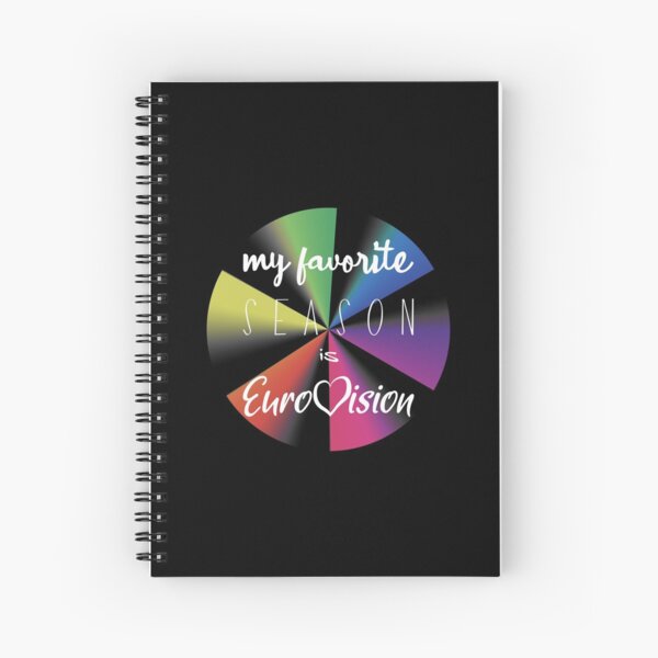 Eurovision - Eurovision song contest - ESC fans - my favorite season is Eurovision Spiral Notebook