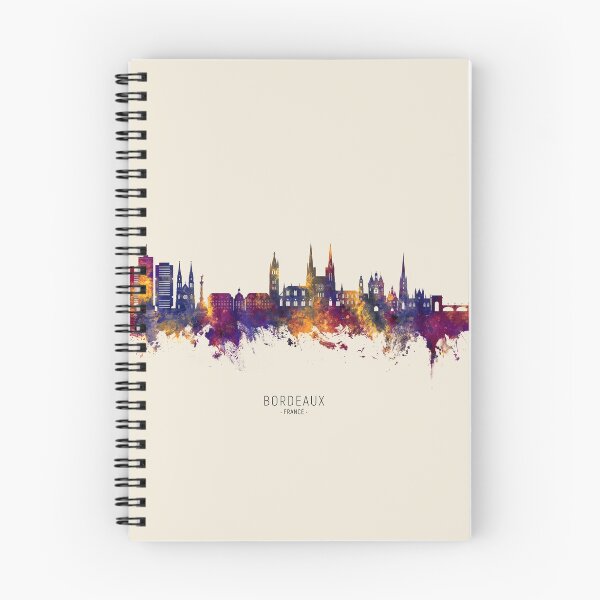 Item preview, Bordeaux France Skyline designed and sold by ArtPrints.
