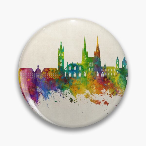 Item preview, Bordeaux France Skyline designed and sold by ArtPrints.