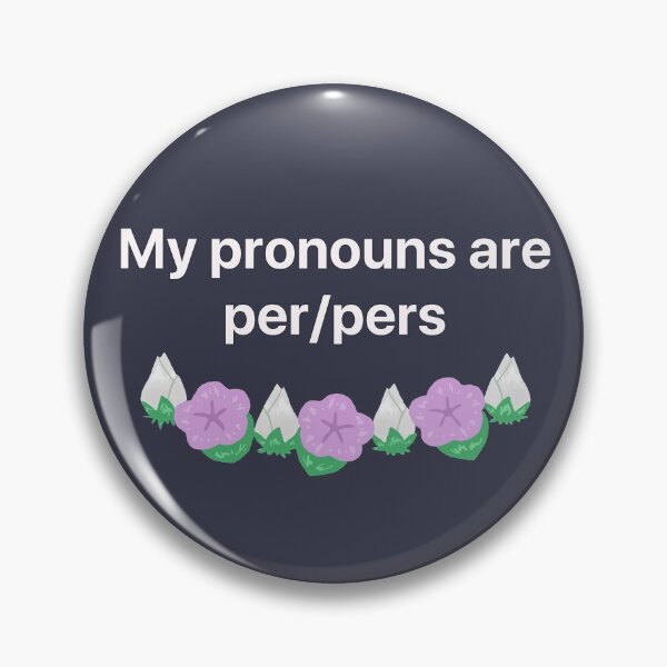 Item preview, Per/Pers Genderqueer Flower Print designed and sold by Rain Gardens.