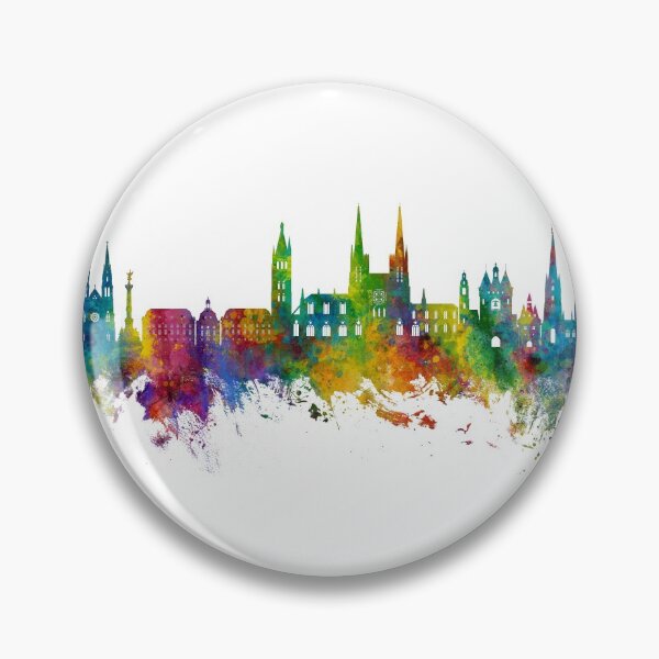 Item preview, Bordeaux France Skyline designed and sold by ArtPrints.