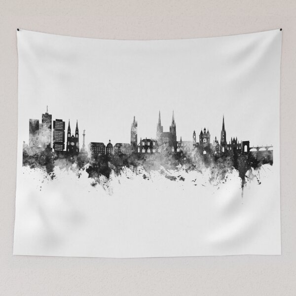 Item preview, Bordeaux France Skyline designed and sold by ArtPrints.