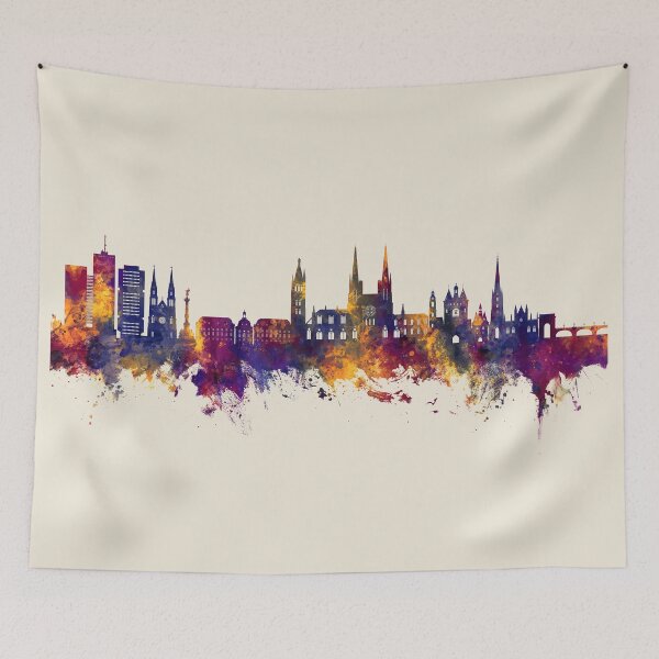Item preview, Bordeaux France Skyline designed and sold by ArtPrints.