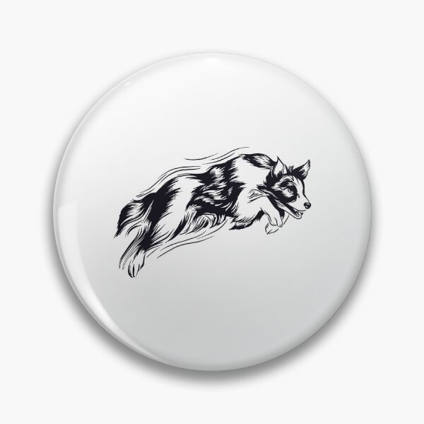 Item preview, Jumping border collie dog designed and sold by DerSenat.