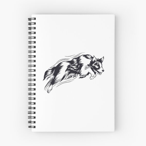 Item preview, Jumping border collie dog designed and sold by DerSenat.
