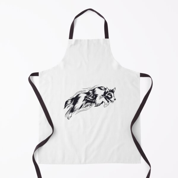 Item preview, Jumping border collie dog designed and sold by DerSenat.