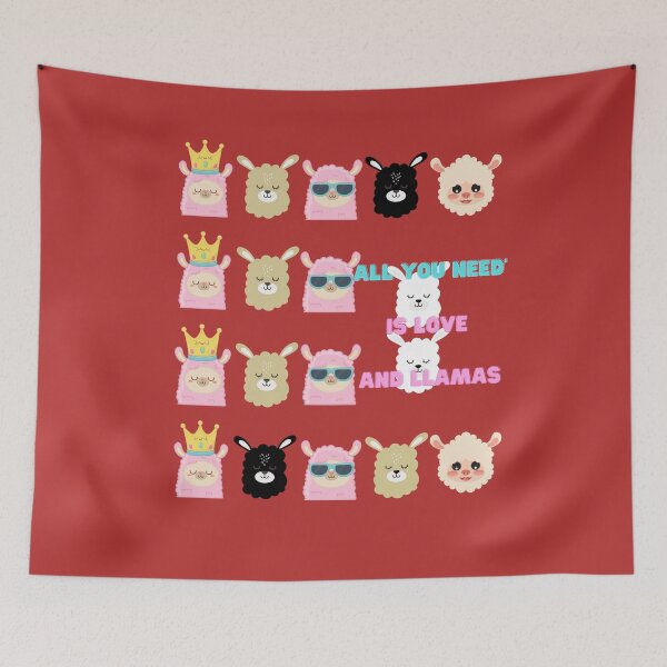 Item preview, All you need is love and llamas designed and sold by H2O-Shop.