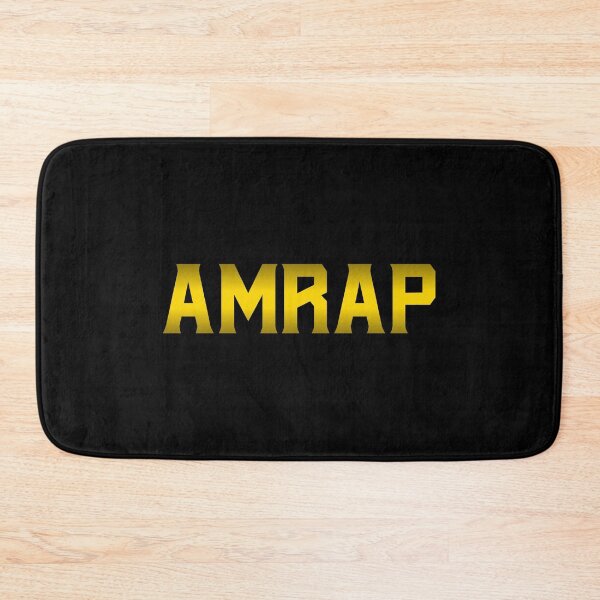 Item preview, AMRAP (AS MANY REPS AS POSSIBLE) (GOLD) designed and sold by HeavyLiftGift.