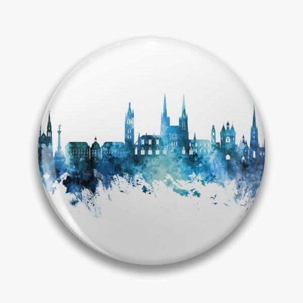 Item preview, Bordeaux France Skyline designed and sold by ArtPrints.