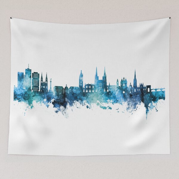 Item preview, Bordeaux France Skyline designed and sold by ArtPrints.