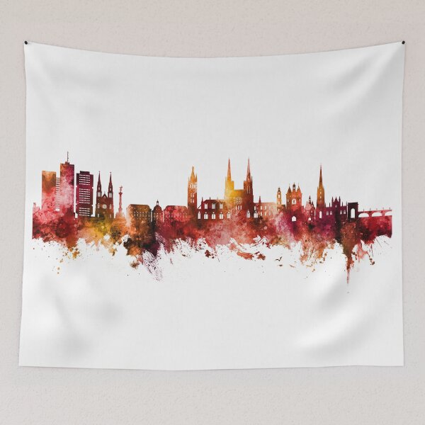 Item preview, Bordeaux France Skyline designed and sold by ArtPrints.