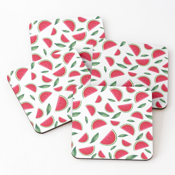 Item preview, Fruit print watermelon (black) designed and sold by DaphneyBlossom.