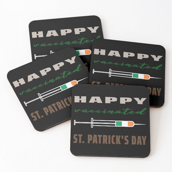 Item preview, Happy Vaccinated St. Patrick's day designed and sold by superdumb70.
