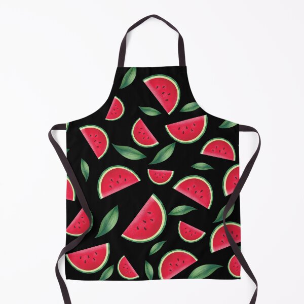 Item preview, Fruit print watermelon (black) designed and sold by DaphneyBlossom.