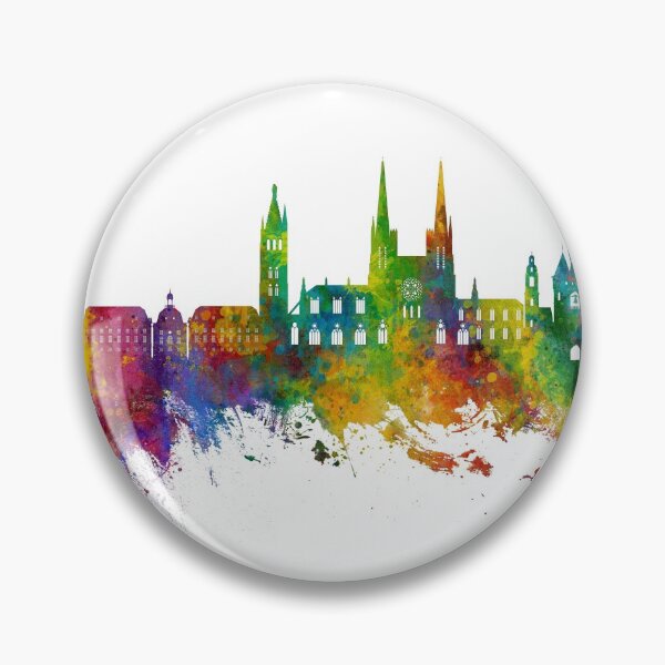 Item preview, Bordeaux France Skyline designed and sold by ArtPrints.