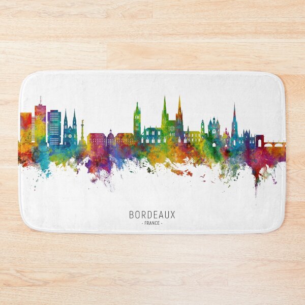 Item preview, Bordeaux France Skyline designed and sold by ArtPrints.