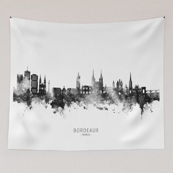 Item preview, Bordeaux France Skyline designed and sold by ArtPrints.