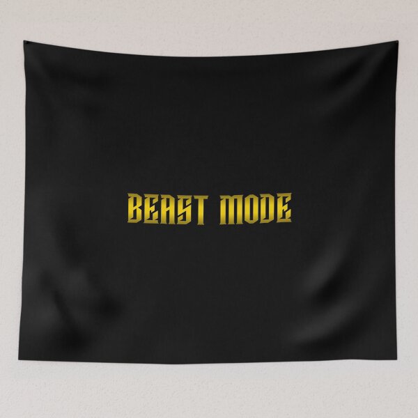 Item preview, BEAST MODE DAMAGE (GOLD) designed and sold by HeavyLiftGift.