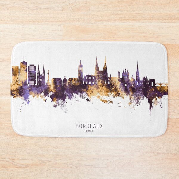 Item preview, Bordeaux France Skyline designed and sold by ArtPrints.