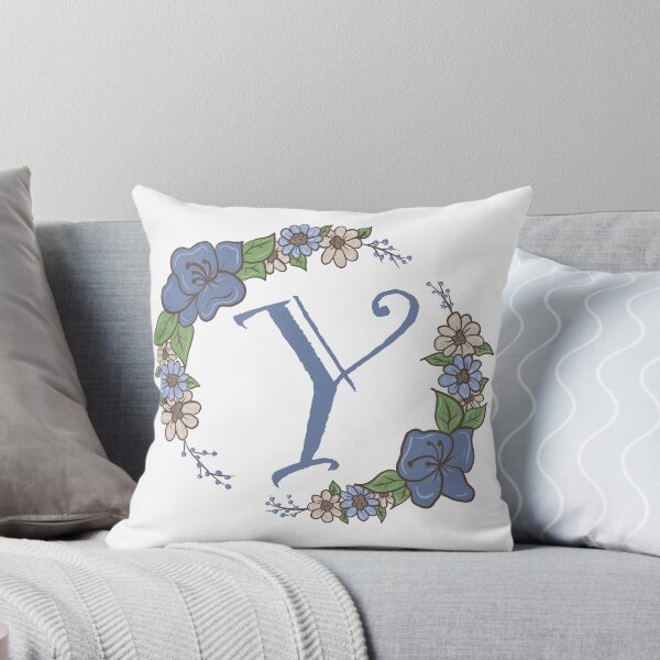 Item preview, Blue Floral Y designed and sold by missmann.