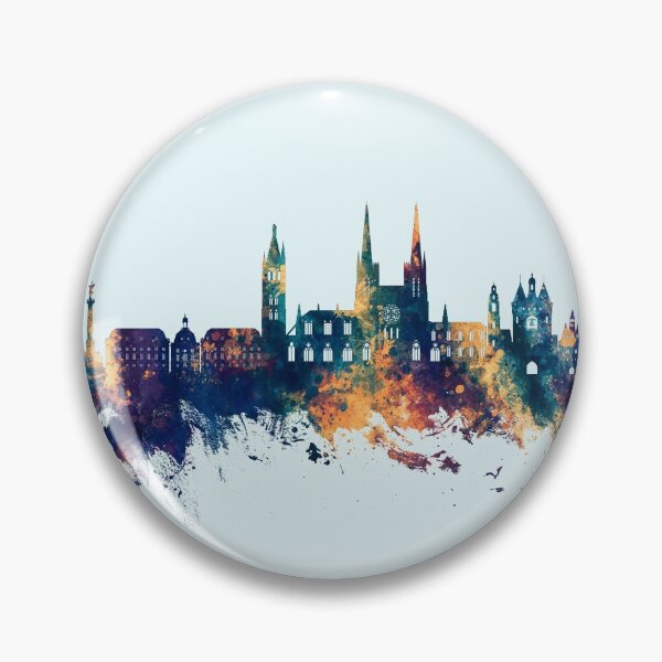 Item preview, Bordeaux France Skyline designed and sold by ArtPrints.