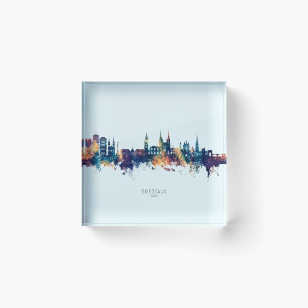 Item preview, Bordeaux France Skyline designed and sold by ArtPrints.
