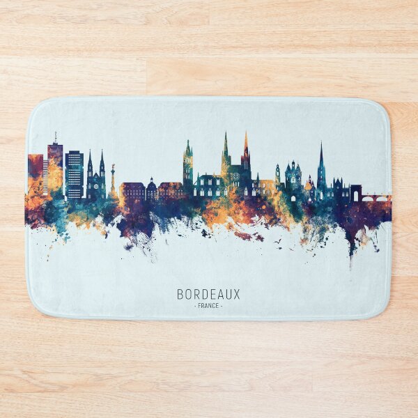 Item preview, Bordeaux France Skyline designed and sold by ArtPrints.