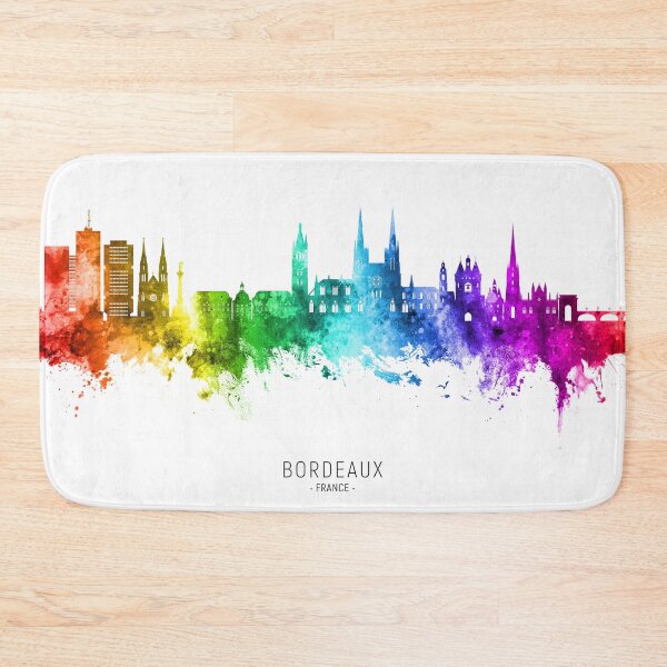 Item preview, Bordeaux France Skyline designed and sold by ArtPrints.