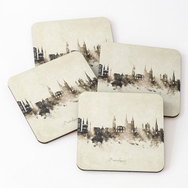 Item preview, Bordeaux France Skyline designed and sold by ArtPrints.