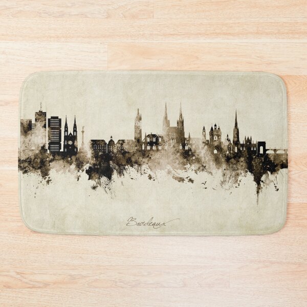 Item preview, Bordeaux France Skyline designed and sold by ArtPrints.