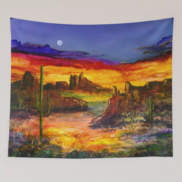 Item preview, Desert Moon at Sunset designed and sold by GoFlowCMH.