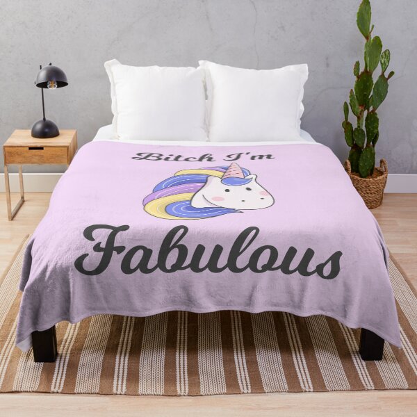Item preview, Bitch I'm Fabulous Unicorn designed and sold by MarcinkuGreta.