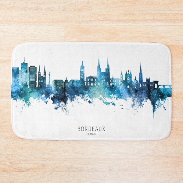 Item preview, Bordeaux France Skyline designed and sold by ArtPrints.