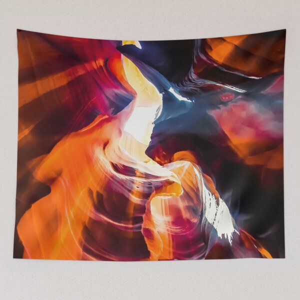 Item preview, Sandstone abstract background at Antelope Canyon, Arizona, USA designed and sold by Mrvell.