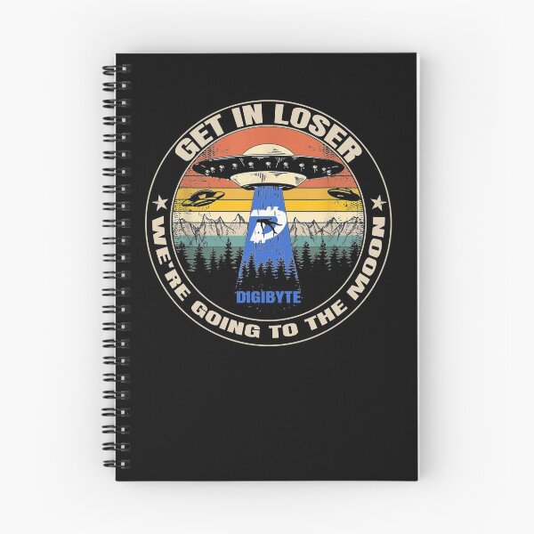 Item preview, Get In Loser We're Going To The Moon Digibyte Funny designed and sold by Bitcoin-Fashion.