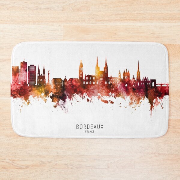 Item preview, Bordeaux France Skyline designed and sold by ArtPrints.