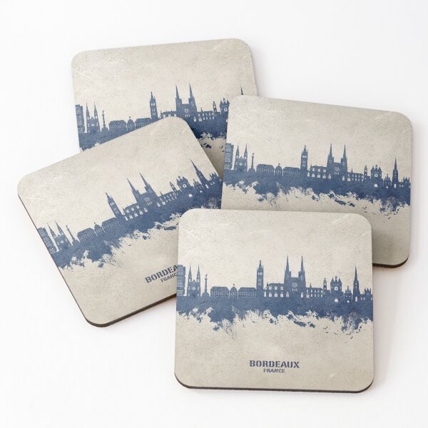 Item preview, Bordeaux France Skyline designed and sold by ArtPrints.