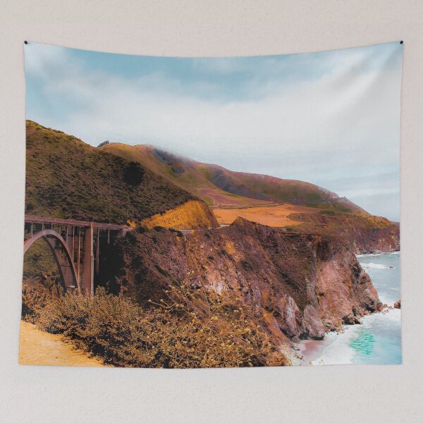 Item preview, At Bixby Creek Bridge, Big Sur, Highway 1, California, USA with ocean view designed and sold by Mrvell.