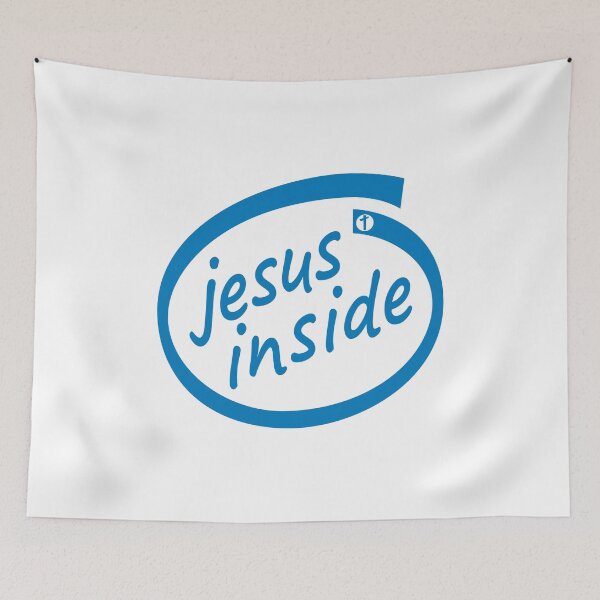 Item preview, jesus inside - nerd - christian - believe - God - Jesus4m3 designed and sold by IchBinChrist.