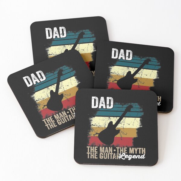 Item preview, Dad The man The myth The guitar LEGEND designed and sold by noahs-shop.
