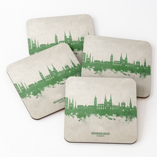 Item preview, Bordeaux France Skyline designed and sold by ArtPrints.