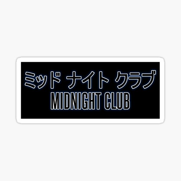 Midnight Club Sticker Sticker