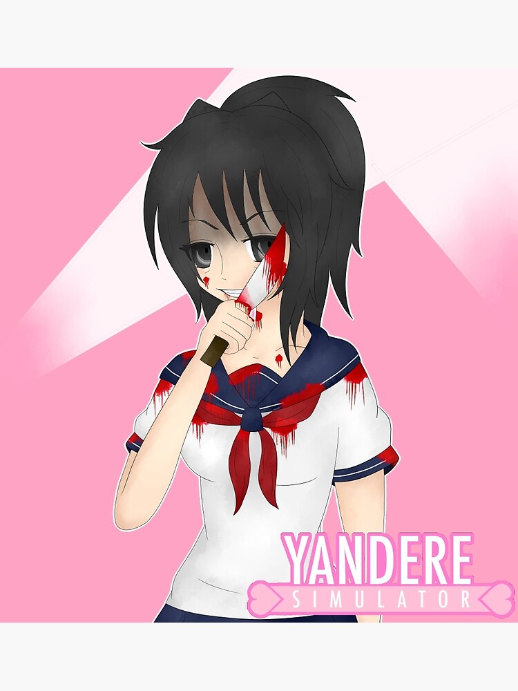 Yandere Simulator Yandere Chan 2 Poster For Sale By Luckyemily1231