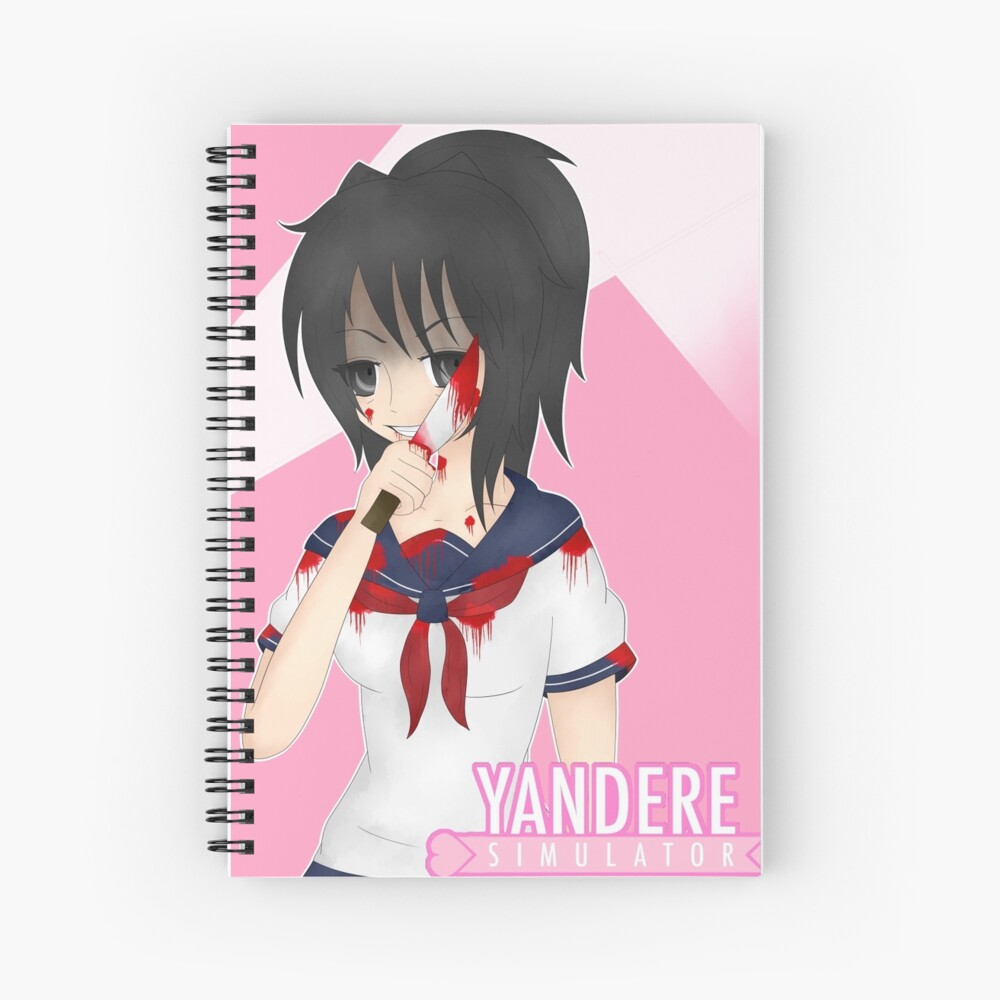 "Yandere Simulator Yandere Chan 2" Spiral Notebook by luckyemily1231 Redbubble