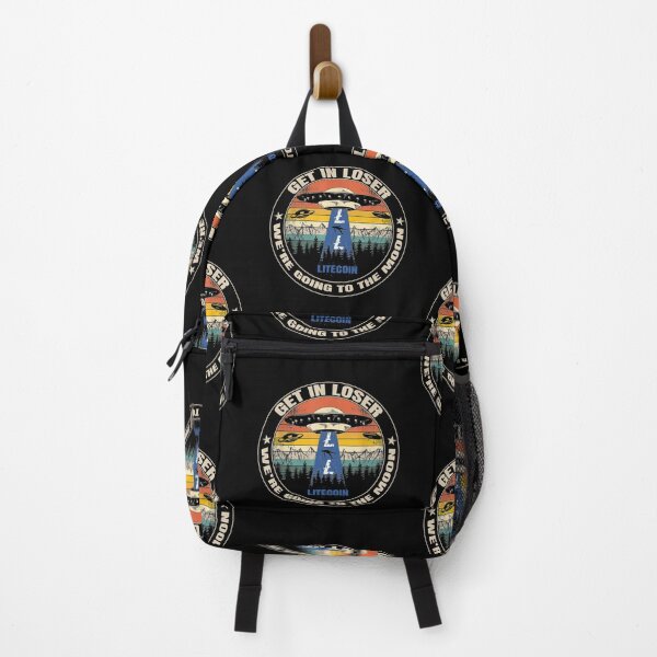 Item preview, Get In Loser We're Going To The Moon Litecoin Funny designed and sold by Bitcoin-Fashion.