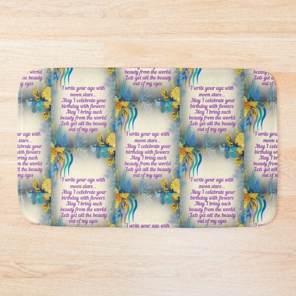 Item preview, I Write Your Age With Moon Stars designed and sold by sasijaya.