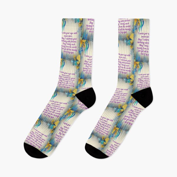 Item preview, I Write Your Age With Moon Stars designed and sold by sasijaya.